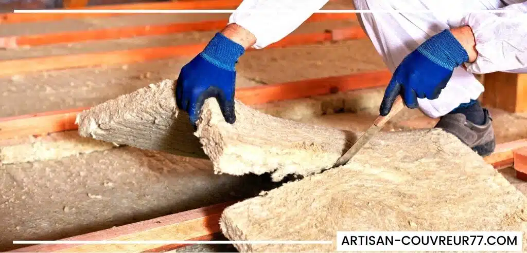 isolation combles pose laine verre seine et marne 77