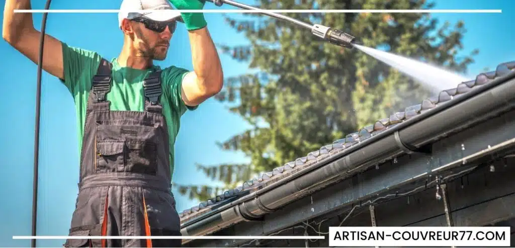 nettoyage toiture avec spray haute pression seine-et-marne (77)